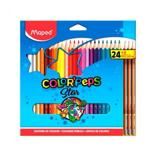 Lápis de Cor Multicolor 12 Cores Super EcoLápis - Papel Mais Cia